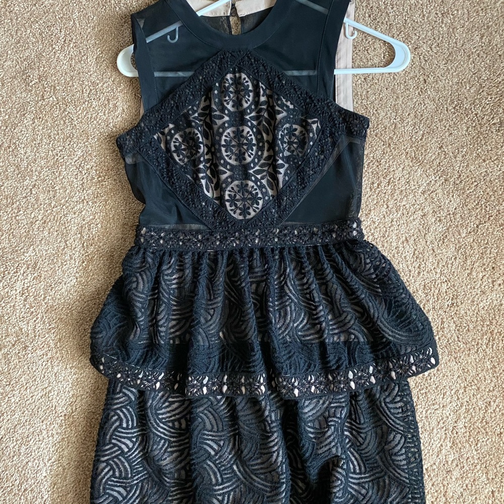 BCBG size 02 black mini dress